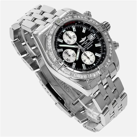 a13356 breitling chronomat evolution price|breitling evolution diamond bezel.